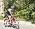 The Cyclist Frank Schleck on Mont Ventoux - Tour de France 2016